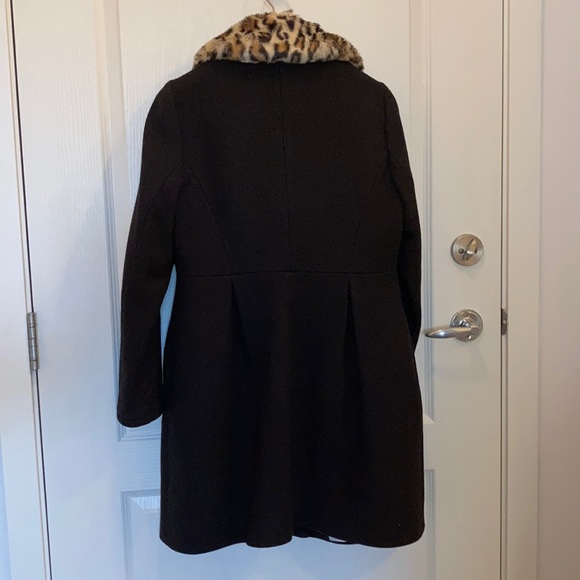 Kate Spade Removable Fur Collar Wool Coat - Picture 7 of 9